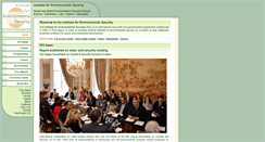 Desktop Screenshot of envirosecurity.org